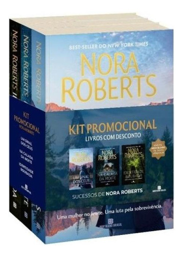 Kit Nora Roberts - Um Sinal Dos Ceus + Na Calada Da Noite +, De Roberts, Nora. Editorial Bertrand Brasil, Capa Mole, Edição 2024-09-10 00:00:00 Em Português