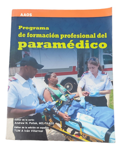 Libro Programa De Formación Profesional Del Paramédico.