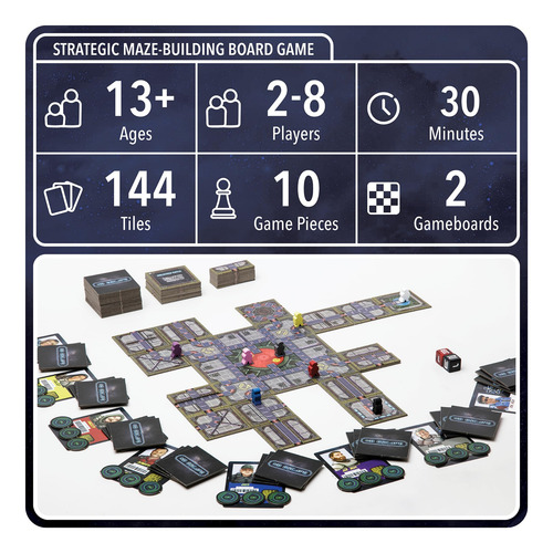 Juego De Mesa Estratégico Construcción Laberintos Aventura