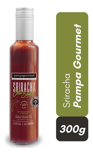 Imagen 1 de 1 de Salsa Sriracha Pampa Gourmet X 300 Gr