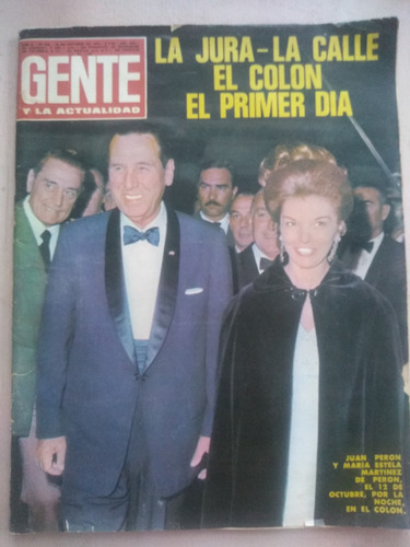 Revista Gente Octubre De 1973. Asume El General Perón