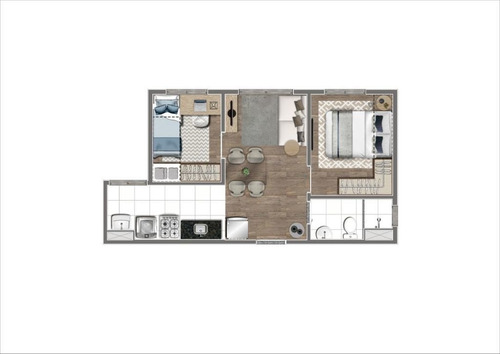 Imagem 14 de 16 de Apartamento À Venda No Bairro Morumbi - São Paulo/sp - O-7248-16073