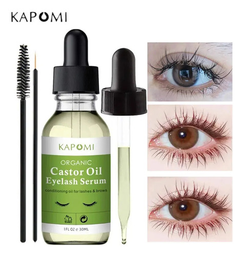 Serum Tratamiento Para Crecimiento Pestañas Castor Oil 2 Ml