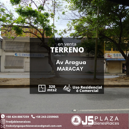 Imagen 1 de 9 de Oportunidad De Inversion Terreno Av Aragua 04248867259