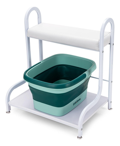 Udefineit Soporte Para Pedicura, Carrito De Baño De Pies I.