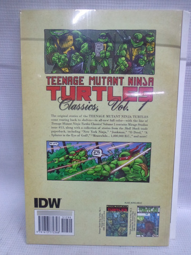 Teenage Mutant Ninja Turtles Tmnt Classics 1 Idw En Ingles