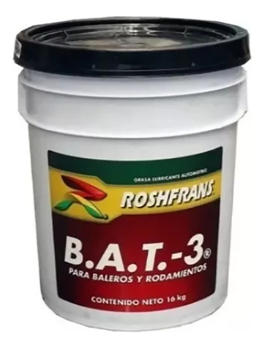 Grasa Lubricante Bat 3 Baleros Y Rodamientos Roshfrans/ 16 K