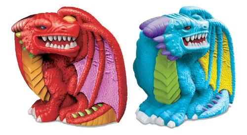 Juego Educativo 4m Moldear Y Pintar Dragones 3d En Yeso
