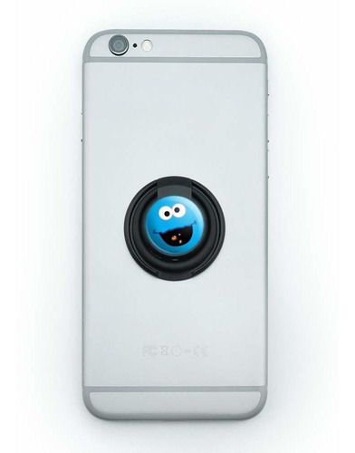 Sesamo Street Cookie Monster Face Mobile Smart Phone Finger