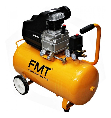 Compresor de aire eléctrico portátil FMT TD2550B 50L 2.5hp 220V naranja