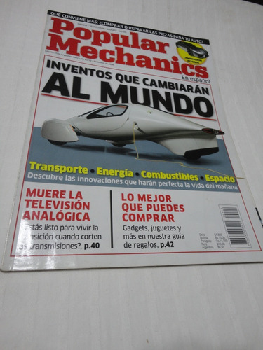 Revista Popular Mechanics Diciembre 2008 Inventos