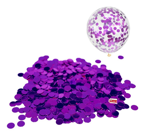 Confetti Circular 1,5cm Metalizado 20gr Globos - Cc