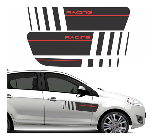 Adesivo Faixa Lateral Fiat Palio Sporting Racing Spt05