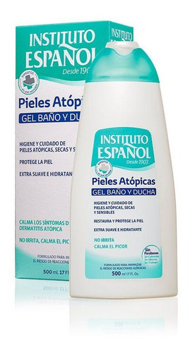 Imagen 1 de 4 de Gel De Ducha Para Pieles Atópicas Instituto Español 500 Ml