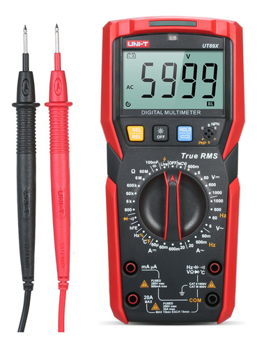 Multímetro Multiusos Ut89x Con Temperatura