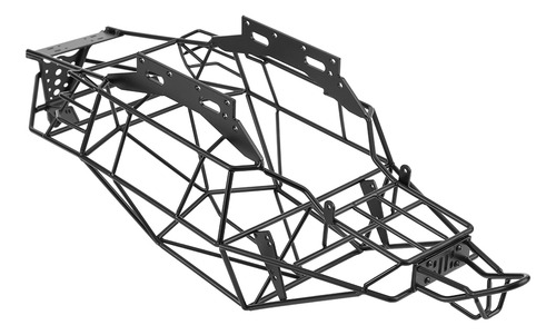 Marco De Chasis De Metal Negro Rc Roll Cage Para Axial Rr10
