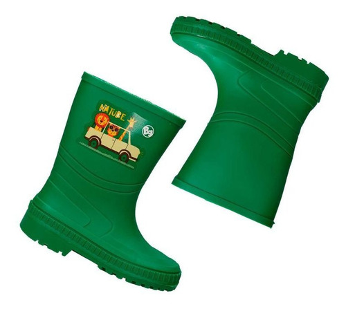 Imagen 3 de 4 de Botas Verde Bubblegummers Odiseo Niño