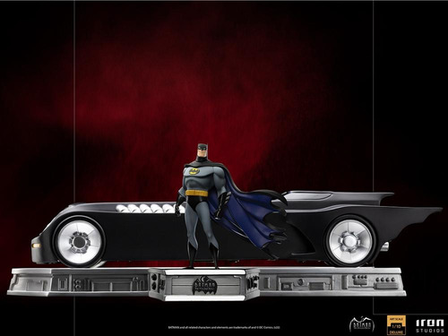 Batman And Batmobile - Art Scale 1/10 - Iron Studios