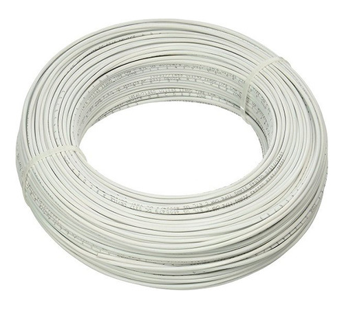 Cable De Cobre Flexible 10 Mm² Blanco -rollo 100mt