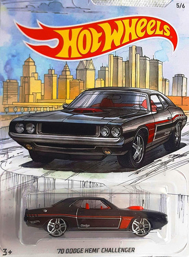 Hot Wheels Detroit Muscle Car Serie Completa 6 Set De Vagone