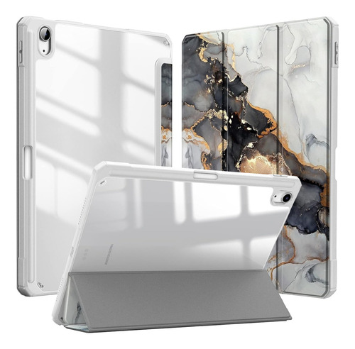 Funda Para iPad Air 4 Y Air 5 Smart Marmol Blanco