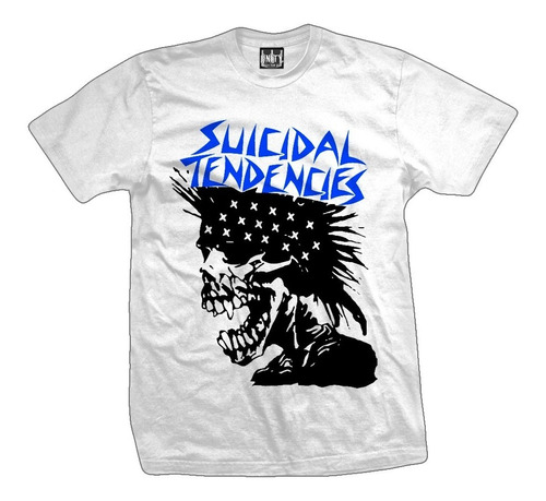 Remera Suicidal Tendencies - Exploitedhead Blanca