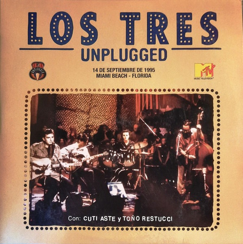 Los Tres Unplugged Vinilo Sellado Nuevo