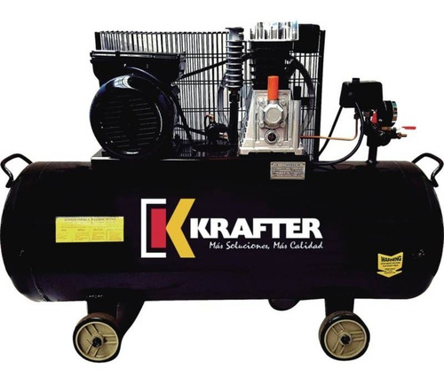 Compresor De Aire 3 Hp 100 L Krafter