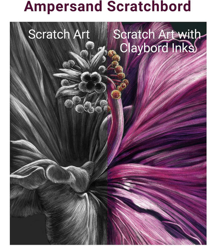 Tabla De Scratchboard Perfil Plano 13x13 Cm, Pack De 3