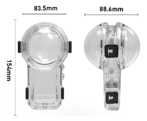 Carcasa De Buceo Magnética Invisible Para Insta360 X5