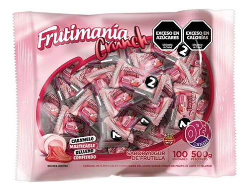 Caramelos Masticables Frutimania Yogur 500gr - Cioccolato