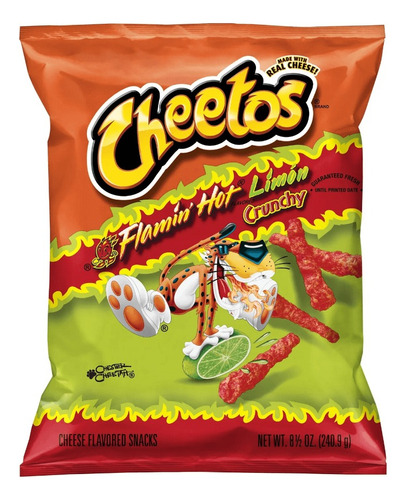 Chetos Flamin Hot Limon 240.9g Crunchy