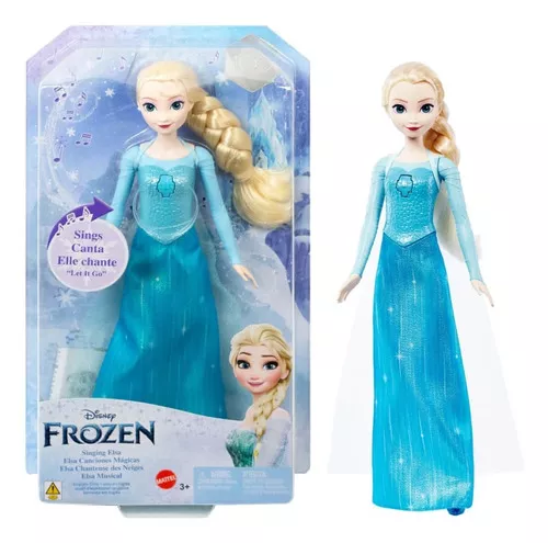 Boneca Frozen Elsa Articulada Com 35cm Disney Multikids