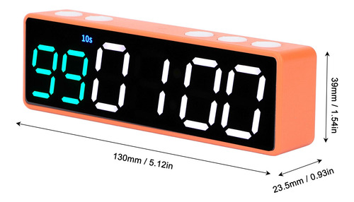 Reloj Cronómetro De Fitness Con Pantalla Led Digital Antivér