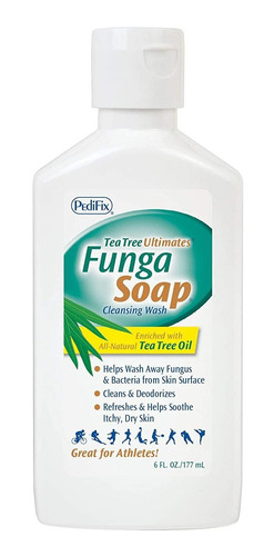 Pedifix Fungasoapliquid Con Aceite De Árbol De Té, 6 Onzas