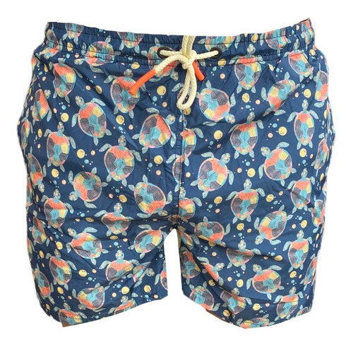 Short De Baño Tortugas - Libra Polo Gear - Talle S Al Xl