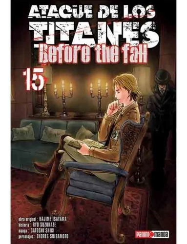 Manga Panini Ataque De Los Titanes Before The Fall N.15