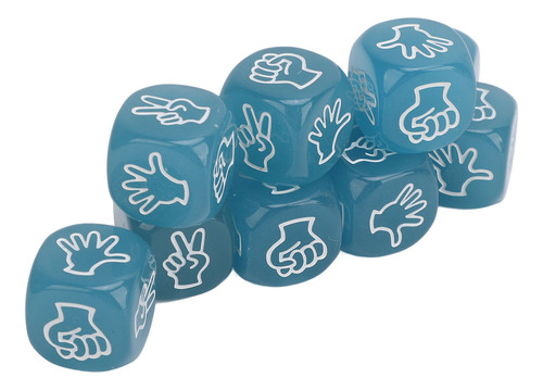 Juego De Dados De Papel Rock Scissors, 10 Unidades, Finger G