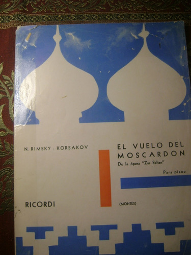 Partitura Para Piano El Vuelo Del Moscardon Rimsky Korsakov