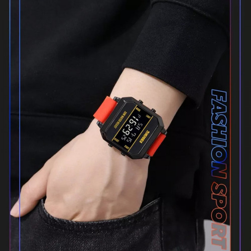 Reloj Digital Skmei Con Cronógrafo Luminoso Resistente Al Ag