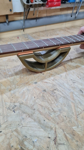 Imagen 5 de 6 de Apoya Mango Guitarra Bajo Medialuna