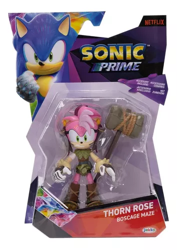 Boneco Sonic Prime Thorn Rose Original Imp 11 Cm Sem Caixa