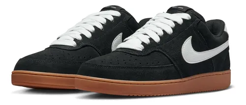 Nike Court Vision Low Fl Tenis Negros Para Hombre
