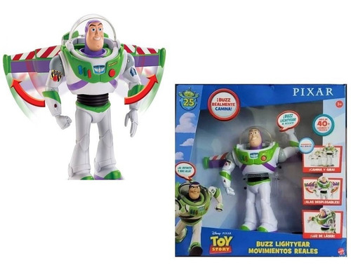 Buzz Lightyear Accion Camina 40 Frases Español Toy Story 4