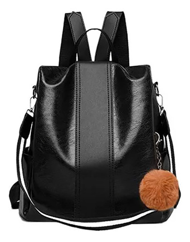 Mochila De Mujer, Moderna Bolsa De Piel Antirrobo,