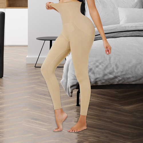 Leggings De Compressão Para Mulheres, Calças Cor Da Pele S