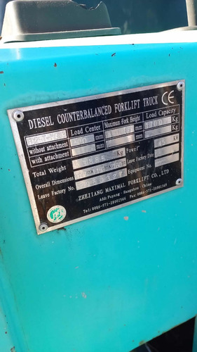 Imagen 14 de 15 de Autoelevador Yale 3tn Diesel Torre Triple C/desplazad Envios