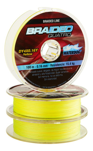 Multifilamento Waterdog Braided 0.40mm 45,6kg 100 Metros