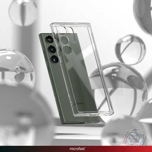 Imagen 2 de 10 de Funda Ringke Fusion Clear Samsung S23 Ultra Tpu Original