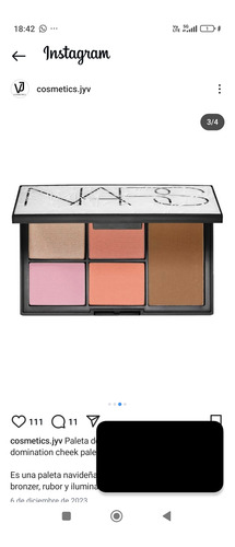 Nars Virtual Domination Paleta Edición Limitada